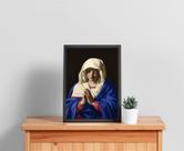 Quadro com Moldura Religioso Nossa Senhora Rezando Quadro com Moldura Religioso Nossa Senhora Rezando