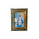 QUADRO COM MOLDURA RESINADO RAINHA DA PAZ 20,5X15,5 santa