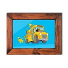 Quadro com Moldura - Simpsons - Neverland