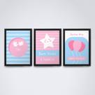 Quadro com moldura sonhe alto minha pequena Infantil-18 Quadro com moldura sonhe alto minha pequena Infantil-18