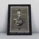 Quadro com moldura ufo society
