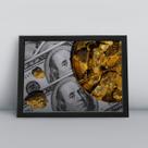 Quadro com moldura vaticano dourado pintura Quadro com moldura vaticano dourado pintura