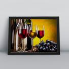 Quadro com moldura Vinho 75 Quadro com moldura Vinho 75