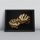 Quadro com molduracostela de adao douradas
