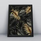 Quadro com molduramarmore dourado ouro 1 Quadro com molduramarmore dourado ouro 1