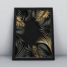 Quadro com molduramarmore dourado ouro 1 Quadro com molduramarmore dourado ouro 1