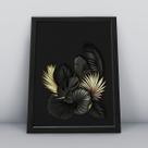 Quadro com molduramarmore dourado ouro 1 Quadro com molduramarmore dourado ouro 1