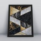 Quadro com molduramarmore dourado ouro 3 Quadro com molduramarmore dourado ouro 3