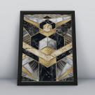 Quadro com molduramarmore dourado ouro 7 Quadro com molduramarmore dourado ouro 7
