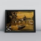 Quadro com molduravaticano dourado pintura Quadro com molduravaticano dourado pintura