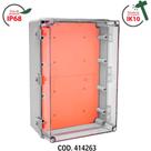 Quadro Comando Rohdbox Completo Ip68 Tranparente 450X300X200 888266
