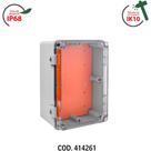Quadro Comando Rohdbox Completo Ip68 Transparente 300X200X150 888257