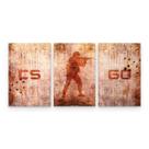 Quadro Counter Strike CS GO Decorativo Quarto Sala Quadro Counter Strike CS GO Decorativo Quarto Sala