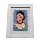 Quadro cristovão PP - Frida Primavera Azul