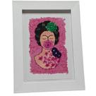 Quadro Cristovão PP - Frida Primavera Rosa