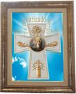 Quadro da Lembrança De Batizado, Mod. 01 53x43cm. Angelus Quadro da Lembrança De Batizado, Mod. 01 53x43cm. Angelus