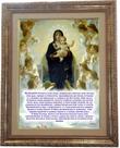 Quadro Da N. Sra. Augusta Rainha, Mod.01, 53x43cm. Angelus