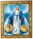 Quadro Da N. Sra. Das Graças, Mod. 01, Tam. 30x25cm. Angelus