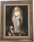 Quadro Da N. Sra. De Lourdes, Mod. 02, Tam. 53x43cm. Angelus