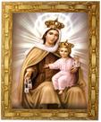 Quadro Da N. Sra. Do Carmo, Mod. 02, Tam. 30x25cm. Angelus