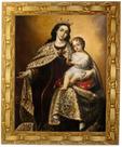 Quadro Da N. Sra. do Carmo, Mod. 06, Tam. 30x25cm. Angelus