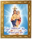 Quadro Da N. Sra. Do Rocio, Mod. 02, Tam. 30x25cm. Angelus