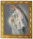 Quadro Da N. Sra. Grávida, Mod. 02, Tam. 30x25cm. Angelus