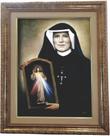 Quadro da Santa Faustina, Mod.02, Tam. 53x43cm. Angelus