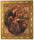 Quadro Da Santa Genoveva, Mod. 01, Tam. 30x25cm. Angelus