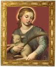 Quadro Da Santa Inês, Mod. 02, Tam. 30x25cm. Angelus Quadro Da Santa Inês, Mod. 02, Tam. 30x25cm. Angelus