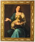 Quadro Da Santa Inês, Mod. 05, Tam. 30x25cm. Angelus Quadro Da Santa Inês, Mod. 05, Tam. 30x25cm. Angelus