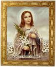 Quadro da Santa Maria Goretti, Mod. 01, Tam.30x25cm. Angelus Quadro da Santa Maria Goretti, Mod. 01, Tam.30x25cm. Angelus