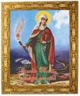 Quadro Da Santa Marta, Mod. 01, Tam. 30x25cm. Angelus