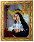 Quadro da Santa Rita de Cássia, Mod.01, Tam.30x25cm. Angelus