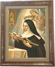 Quadro da Santa Rita de Cássia, Mod.02, Med.53X43cm. Angelus