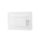 Quadro De 12 Disjuntores Sobrepor Protectbox Branco