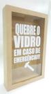 Quadro de Assinaturas para Casamento com Mensagens para Noivos Em mdf + Caixa
