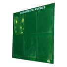 Quadro De Aviso Gestão Á Vista 6 Displays A4 Acm Verde