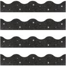 Quadro de avisos Border Spakon Scalloped Glitter 6x34cm - 50 unidades