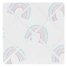 Quadro de avisos fotográficos Memo Sweet Jojo Designs Pastel Rainbow