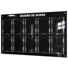 Quadro De Avisos Gestão A Vista 10 Displays A4 Em Acm Preto Quadro De Avisos Gestão A Vista 10 Displays A4 Em Acm Preto