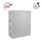 Quadro de comando caixa rohdbox 500x400x200 cinza ip 68 rohdina