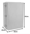Quadro de Comando Rohdbox 450x300x200 Cinza T.Opac