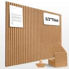 Quadro de Cortiça AkuDecor 122x91 cm, Feltro para Avisos, Kit com 12 Peças Quadro de Cortiça AkuDecor 122x91 cm, Feltro para Avisos, Kit com 12 Peças