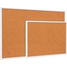 Quadro de Cortiça com Moldura em MDF Branco 80X60CM