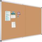 Quadro de Cortiça VIZ-PRO 150x90 cm Dobrável para Fixação na Parede Quadro de Cortiça VIZ-PRO 150x90 cm Dobrável para Fixação na Parede