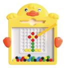 Quadro De Desenhos Lousa Mágica Magnético Patinho Educativo