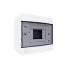 Quadro De Distribuição 4 Tizo (4+1 Din) Fumê 102 Mm X 146 Mm X 156 Mm - Bet Plásticos