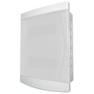 Quadro de Distribuição de Embutir 12/16 para Disjuntor com Barramento Porta Transparente com Bolsa - 33048548 - TIGRE Quadro de Distribuição de Embutir 12/16 para Disjuntor com Barramento Porta Transparente com Bolsa - 33048548 - TIGRE