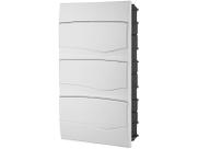 Quadro De Distribuição De Embutir 36 Din Ou 24 Nema Tramontina Com Porta Branca Tramontina Quadro De Distribuição De Embutir 36 Din Ou 24 Nema Tramontina Com Porta Branca Tramontina
